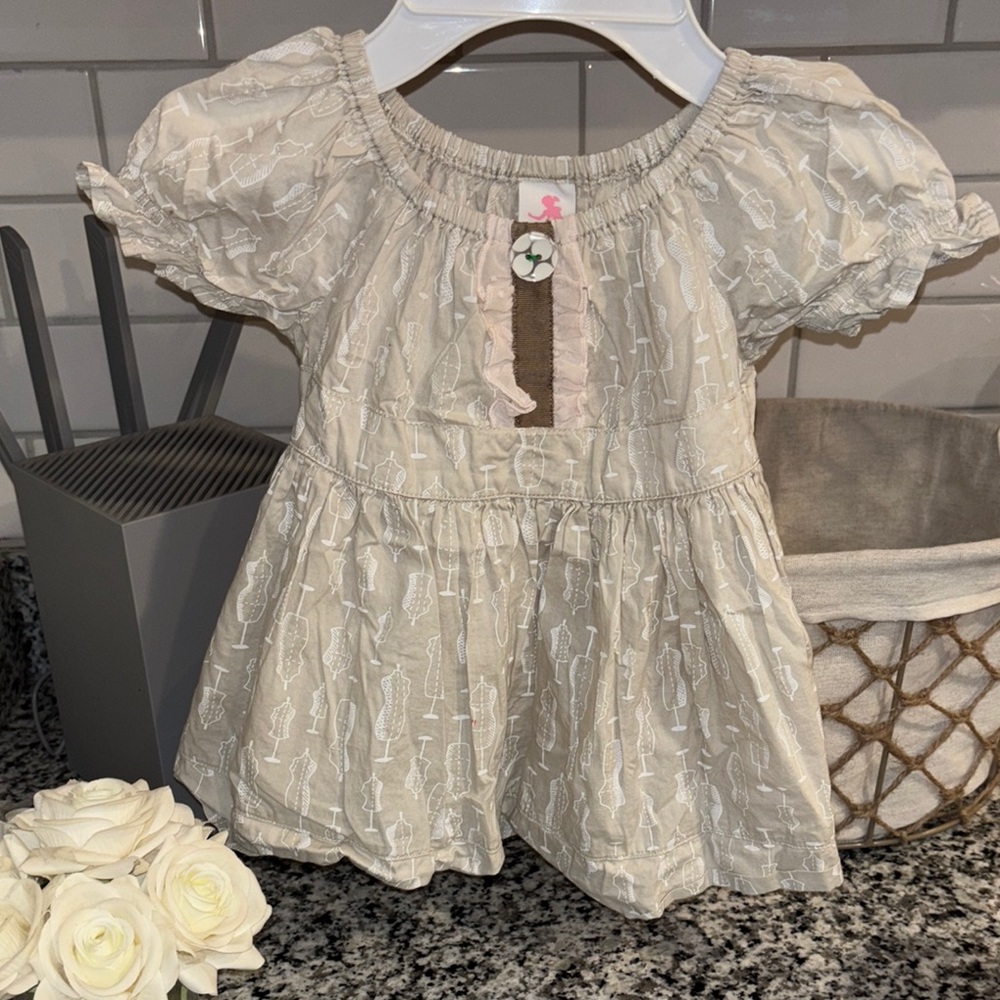 Matilda Jane Beige Patterned Blouse